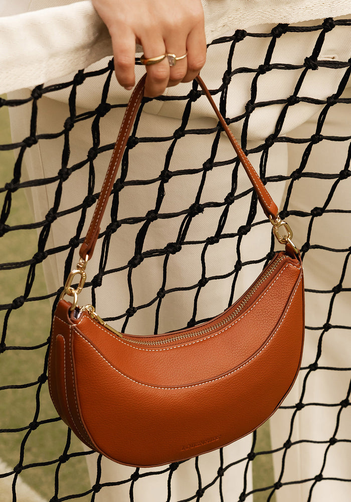 LOUENHIDE CLAUDIA SHOULDER BAG - TAN