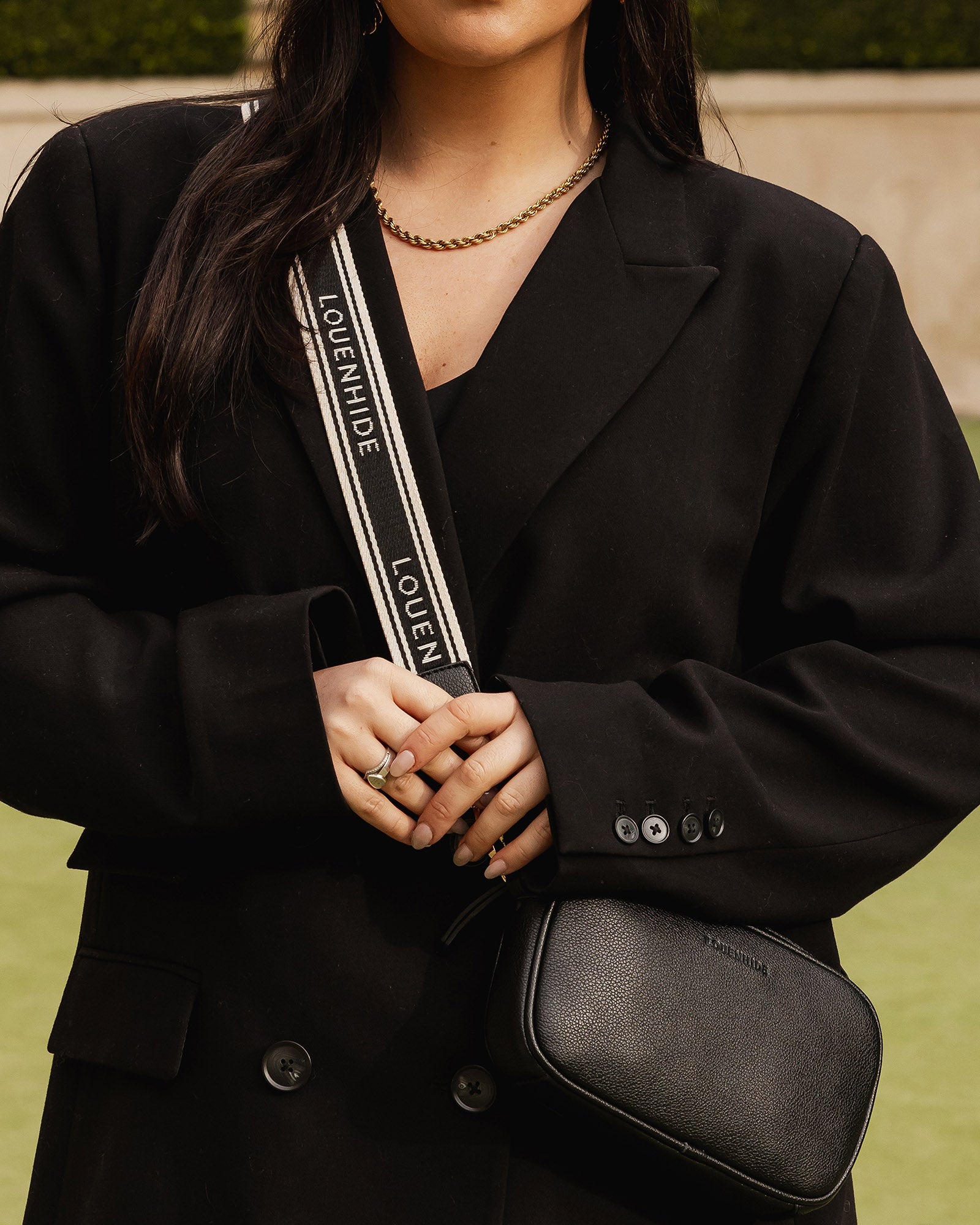 LOUENHIDE BIANCA CROSSBODY BAG - BLACK