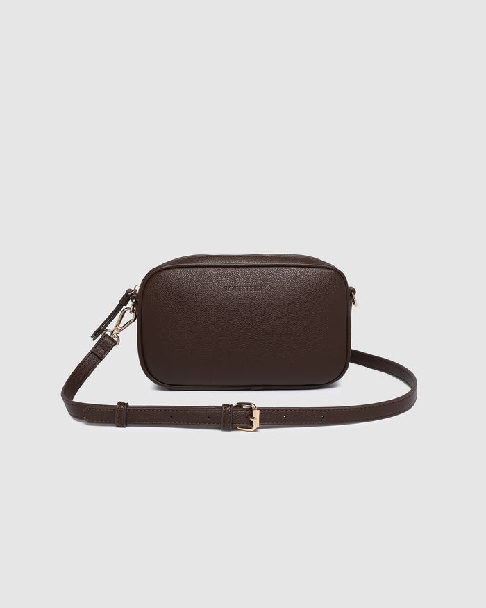 Load image into Gallery viewer, LOUENHIDE BIANCA CROSSBODY BAG - CHOCOLATE