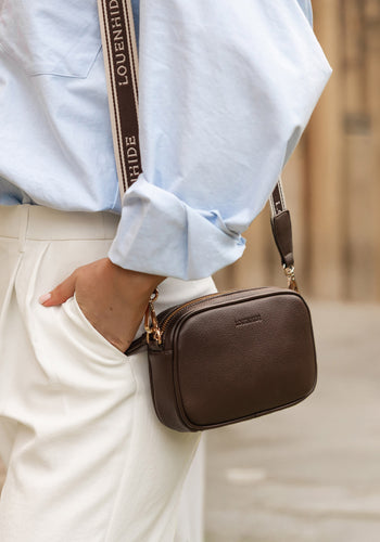 LOUENHIDE BIANCA CROSSBODY BAG - CHOCOLATE