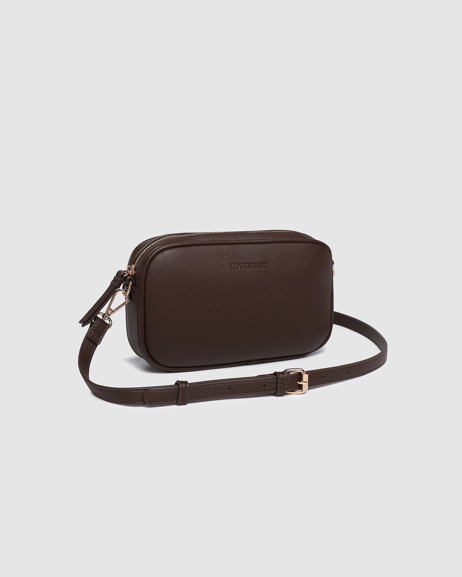 LOUENHIDE BIANCA CROSSBODY BAG - CHOCOLATE