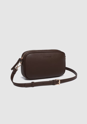LOUENHIDE BIANCA CROSSBODY BAG - CHOCOLATE