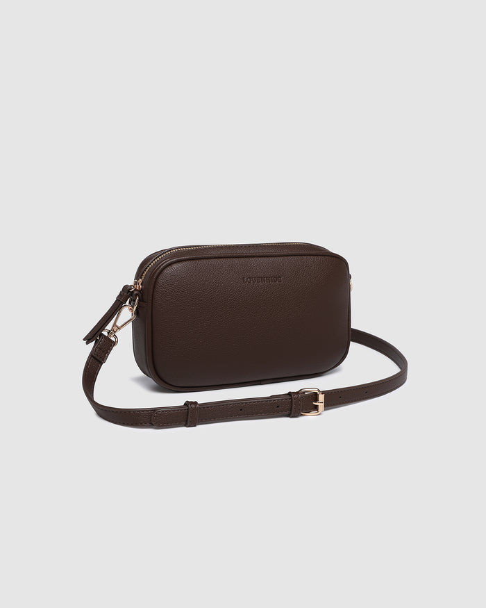 Load image into Gallery viewer, LOUENHIDE BIANCA CROSSBODY BAG - CHOCOLATE