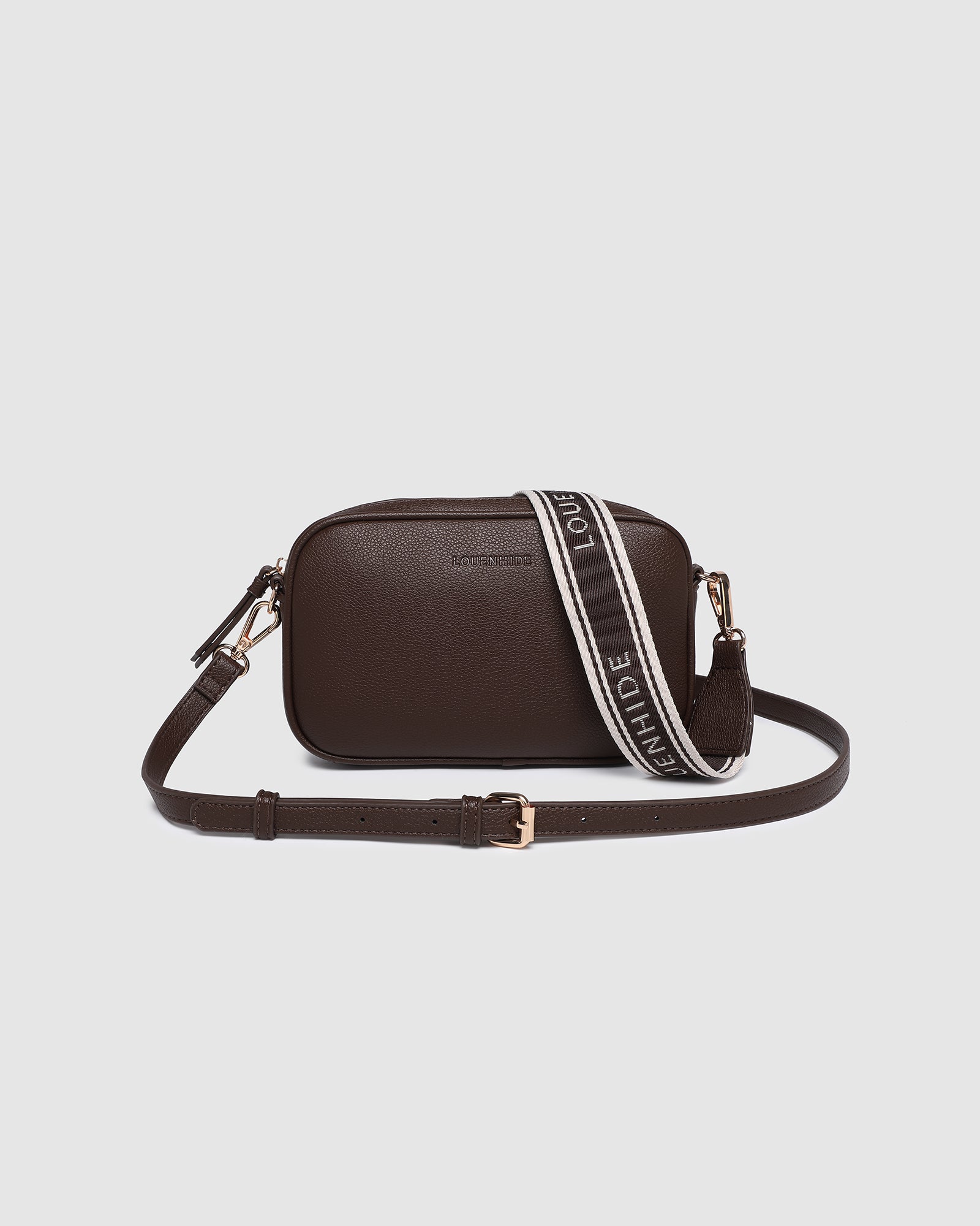 LOUENHIDE BIANCA CROSSBODY BAG - CHOCOLATE