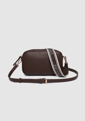 LOUENHIDE BIANCA CROSSBODY BAG - CHOCOLATE