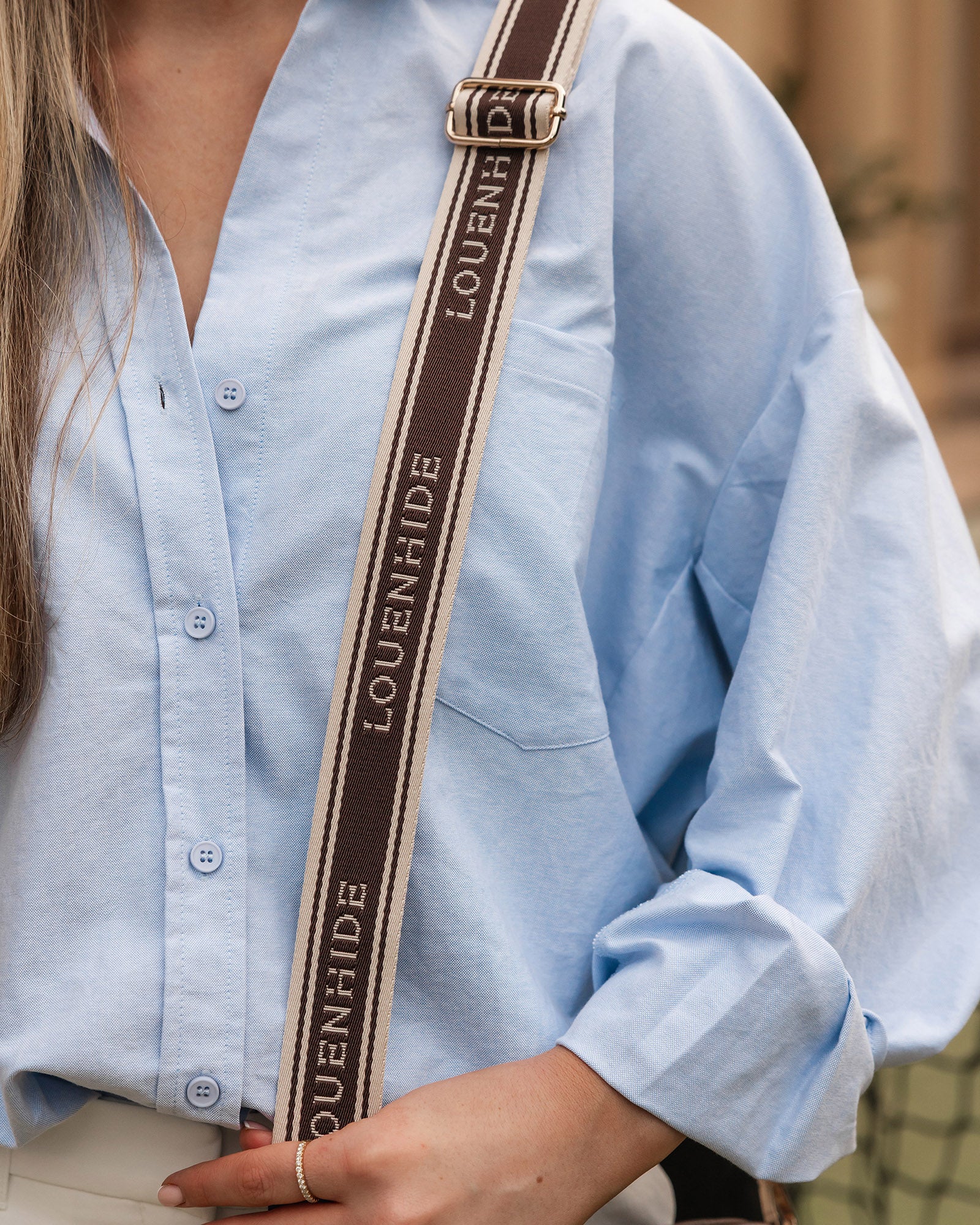 LOUENHIDE BIANCA CROSSBODY BAG - CHOCOLATE