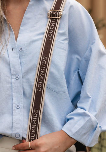 LOUENHIDE BIANCA CROSSBODY BAG - CHOCOLATE