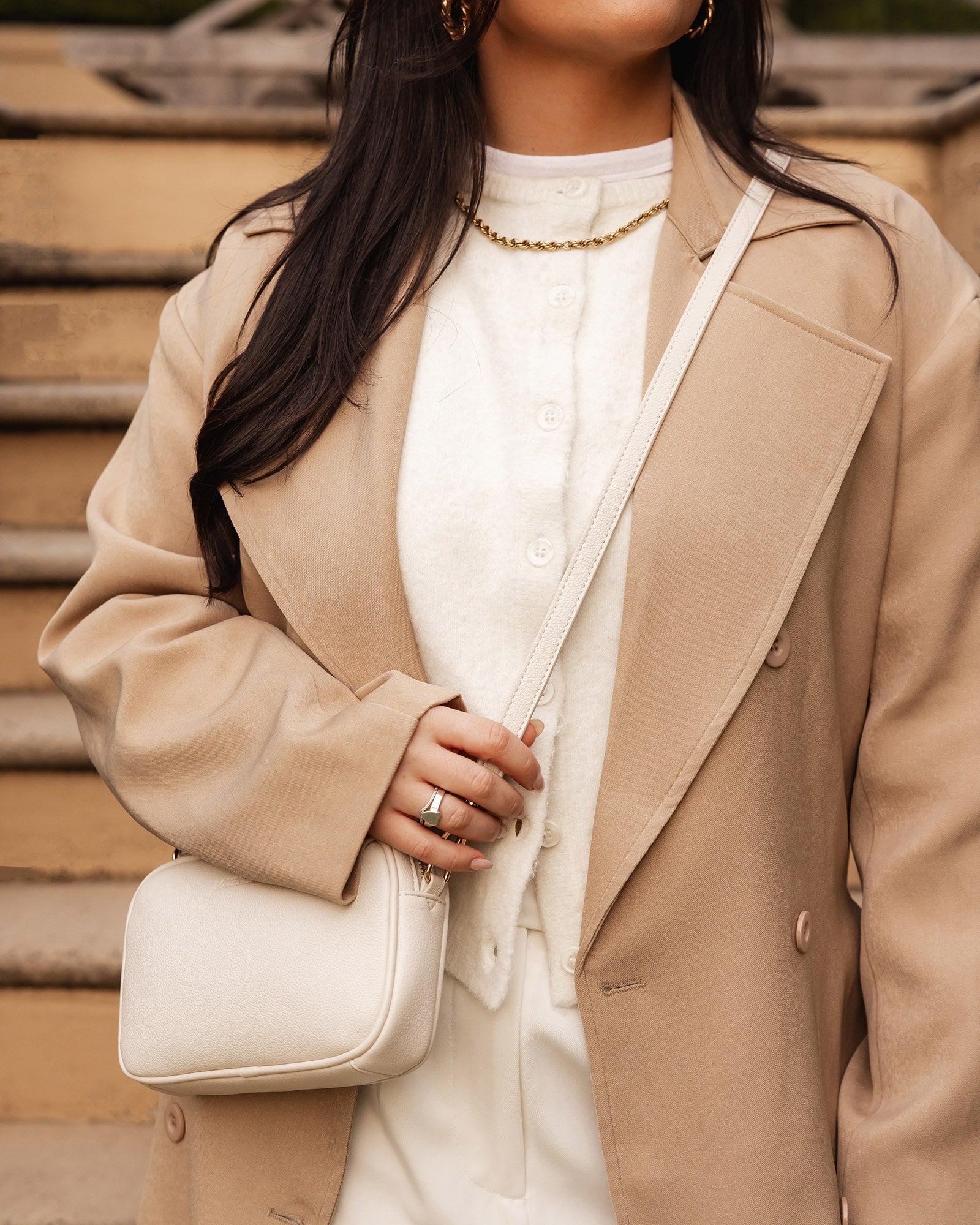 LOUENHIDE BIANCA CROSSBODY BAG - VANILLA