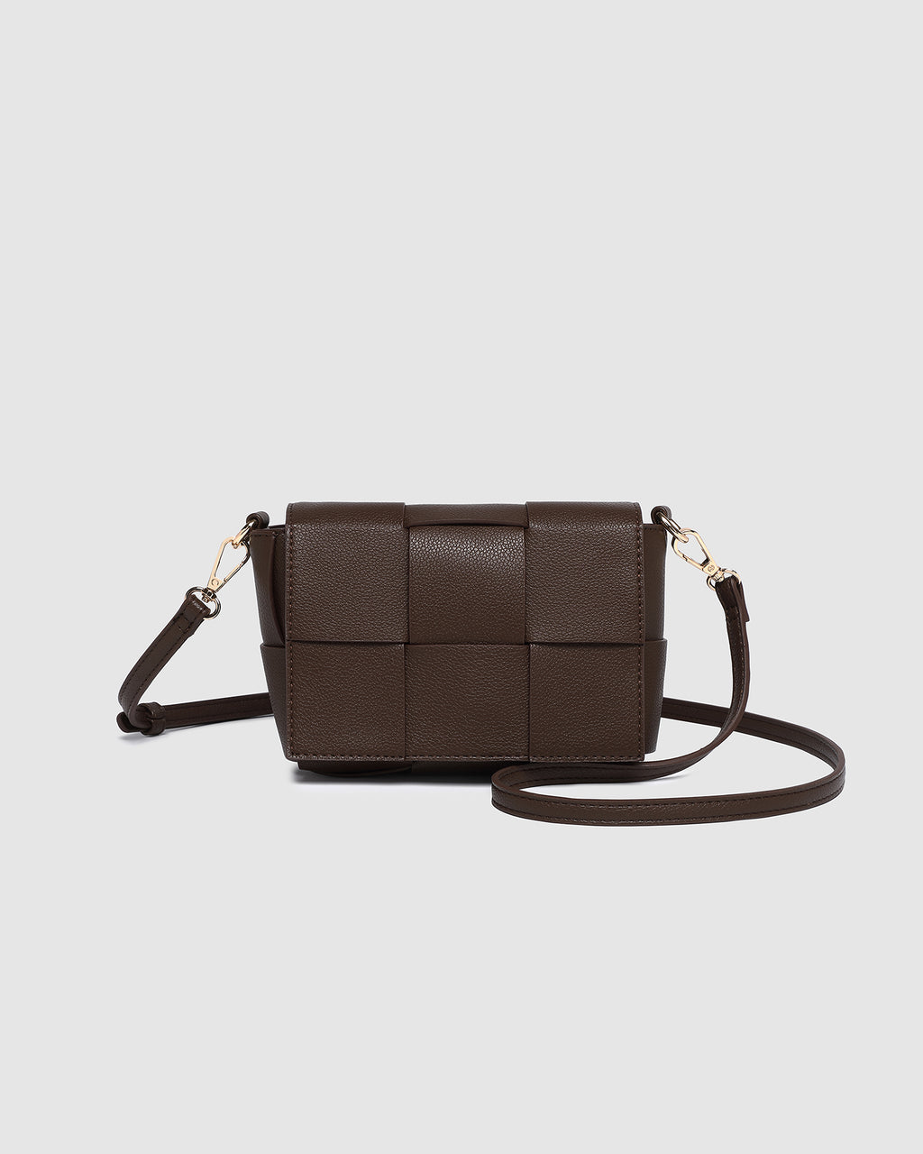 LOUENHIDE JOSEPHINE CROSSBODY BAG - CHOCOLATE