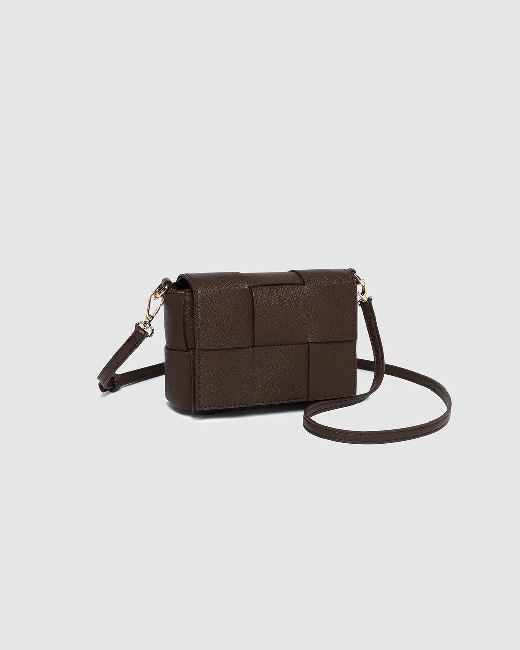 LOUENHIDE JOSEPHINE CROSSBODY BAG - CHOCOLATE