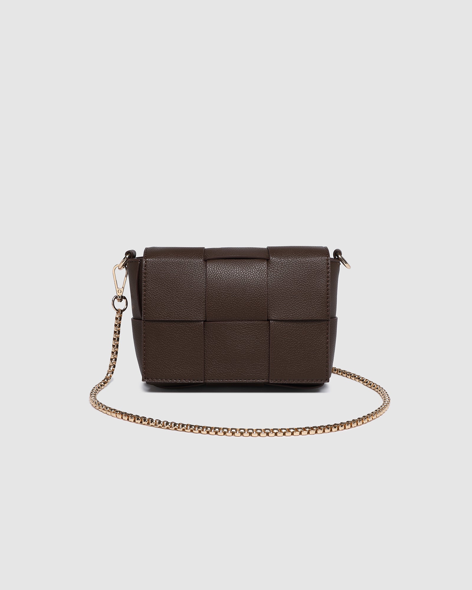 LOUENHIDE JOSEPHINE CROSSBODY BAG - CHOCOLATE