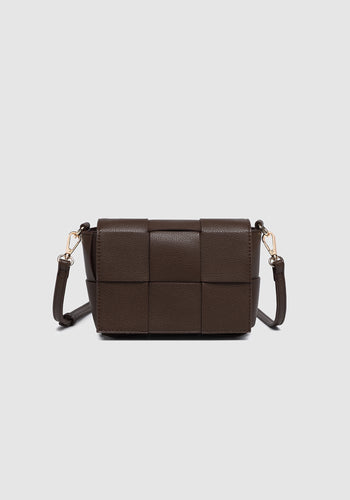 LOUENHIDE JOSEPHINE CROSSBODY BAG - CHOCOLATE