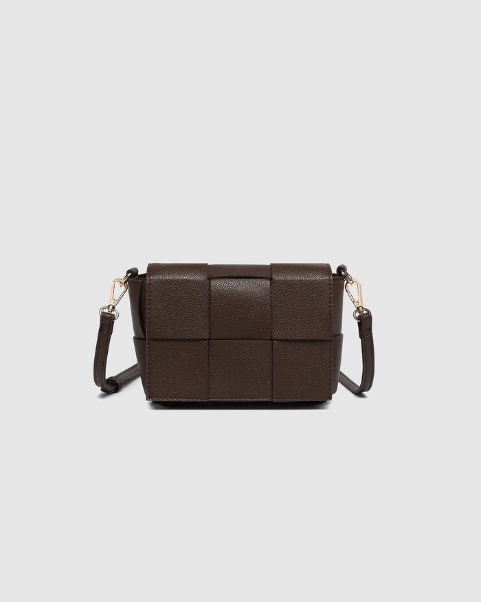 Load image into Gallery viewer, LOUENHIDE JOSEPHINE CROSSBODY BAG - CHOCOLATE