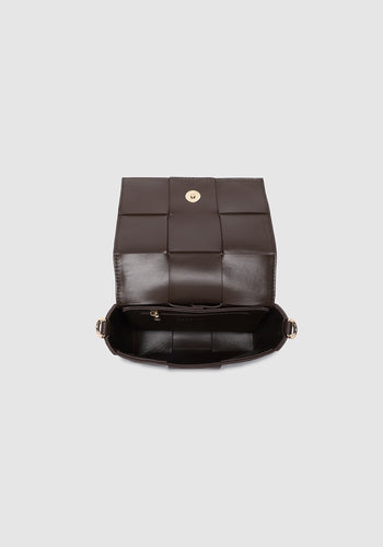 LOUENHIDE JOSEPHINE CROSSBODY BAG - CHOCOLATE