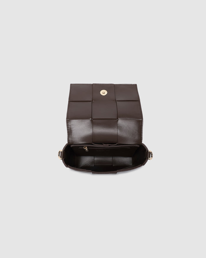 Load image into Gallery viewer, LOUENHIDE JOSEPHINE CROSSBODY BAG - CHOCOLATE