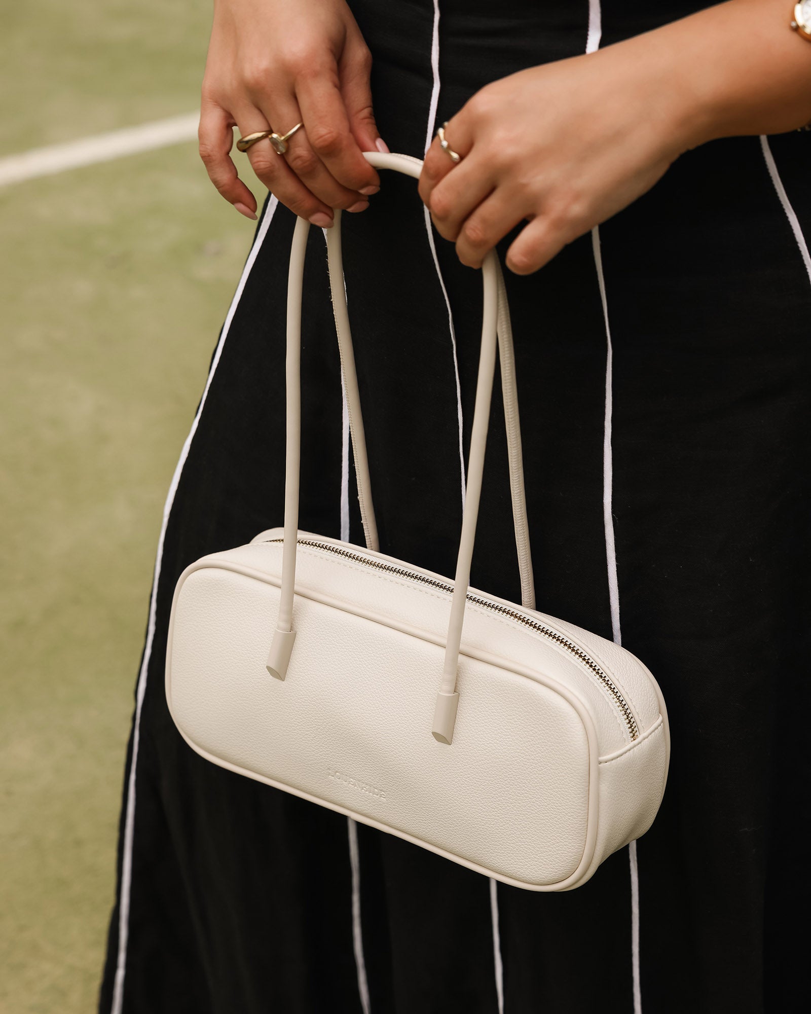 LOUENHIDE CAMILLA SHOULDER BAG - VANILLA