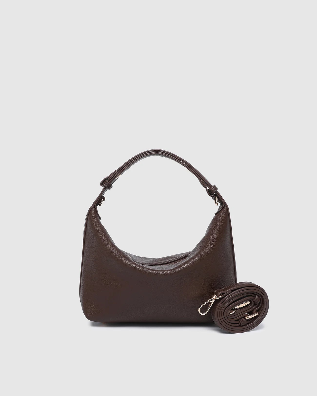 LOUENHIDE MADELINE SHOULDER BAG - CHOCOLATE