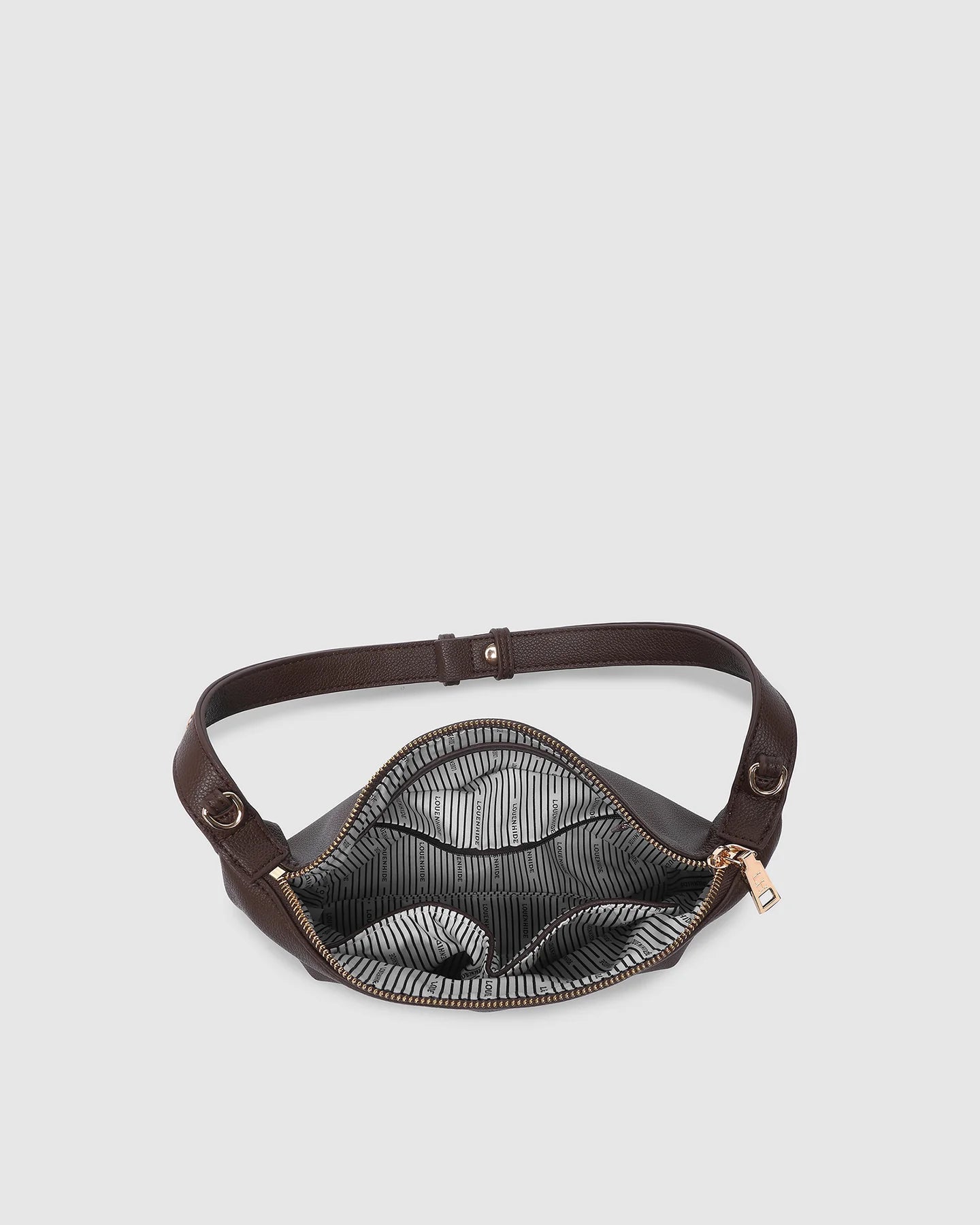 LOUENHIDE MADELINE SHOULDER BAG - CHOCOLATE