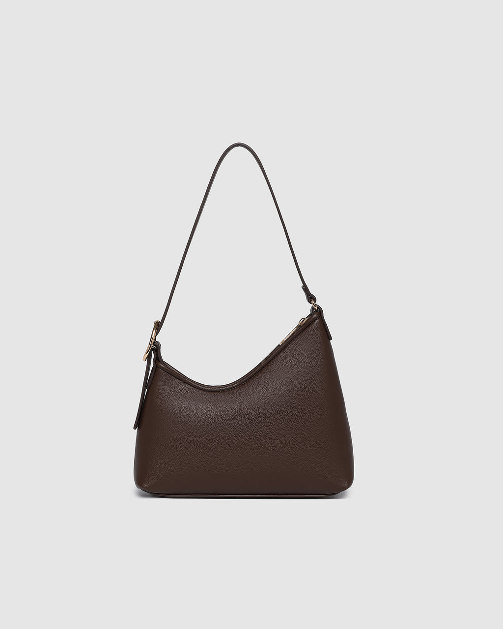 LOUNEHIDE AMELIA SHOULDER BAG - CHOCOLATE