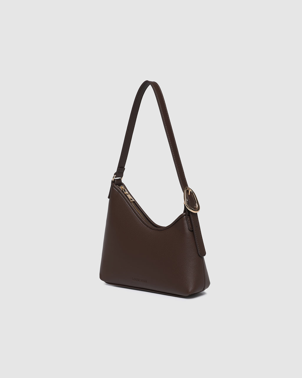 LOUNEHIDE AMELIA SHOULDER BAG - CHOCOLATE