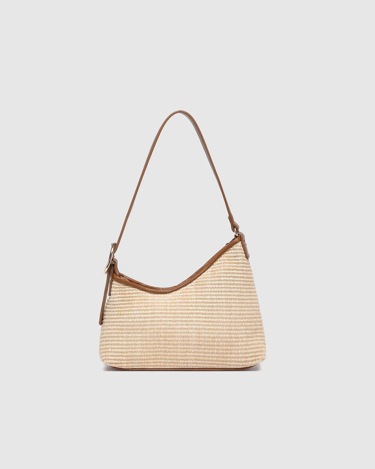 LOUNEHIDE AMELIA SHOULDER BAG - RAFFIA/TAN