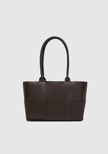 LOUENHIDE GWEN HANDBAG - CHOCOLATE