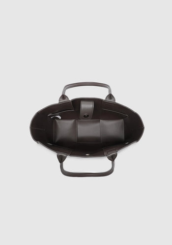 LOUENHIDE GWEN HANDBAG - CHOCOLATE