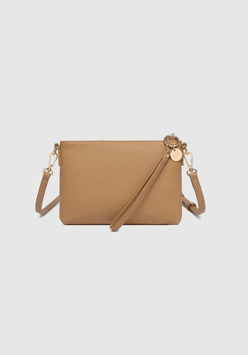 LOUENHIDE BABY SOPHIE CROSSBODY BAG - CAMEL