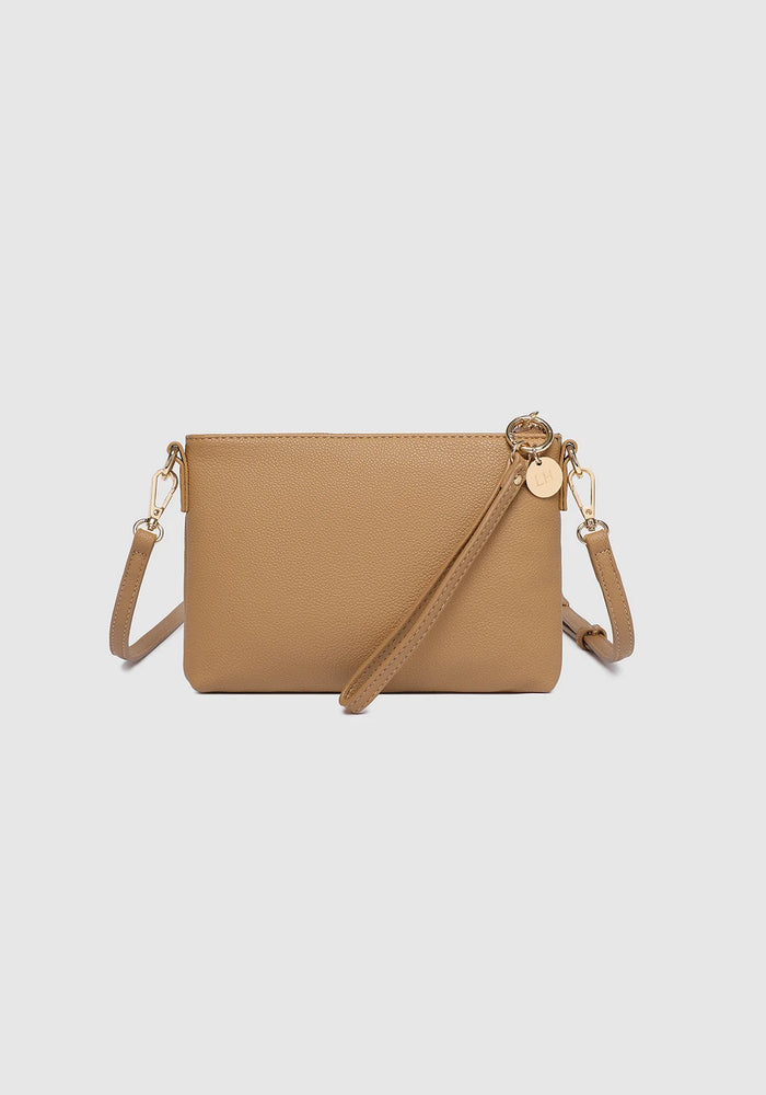 LOUENHIDE BABY SOPHIE CROSSBODY BAG - CAMEL