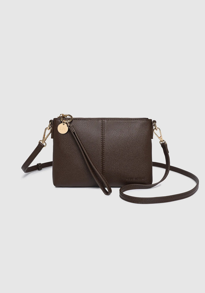 LOUENHIDE BABY SOPHIE CROSSBODY BAG - CHOCOLATE