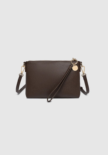 LOUENHIDE BABY SOPHIE CROSSBODY BAG - CHOCOLATE