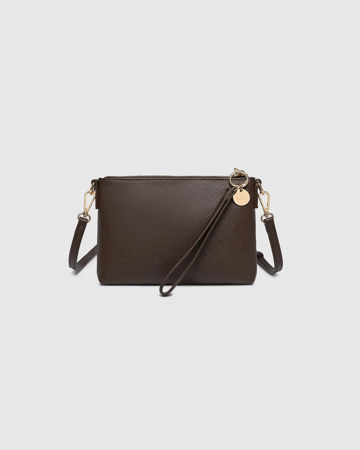 Load image into Gallery viewer, LOUENHIDE BABY SOPHIE CROSSBODY BAG - CHOCOLATE