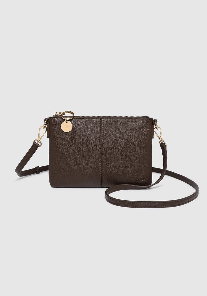 LOUENHIDE BABY SOPHIE CROSSBODY BAG - CHOCOLATE
