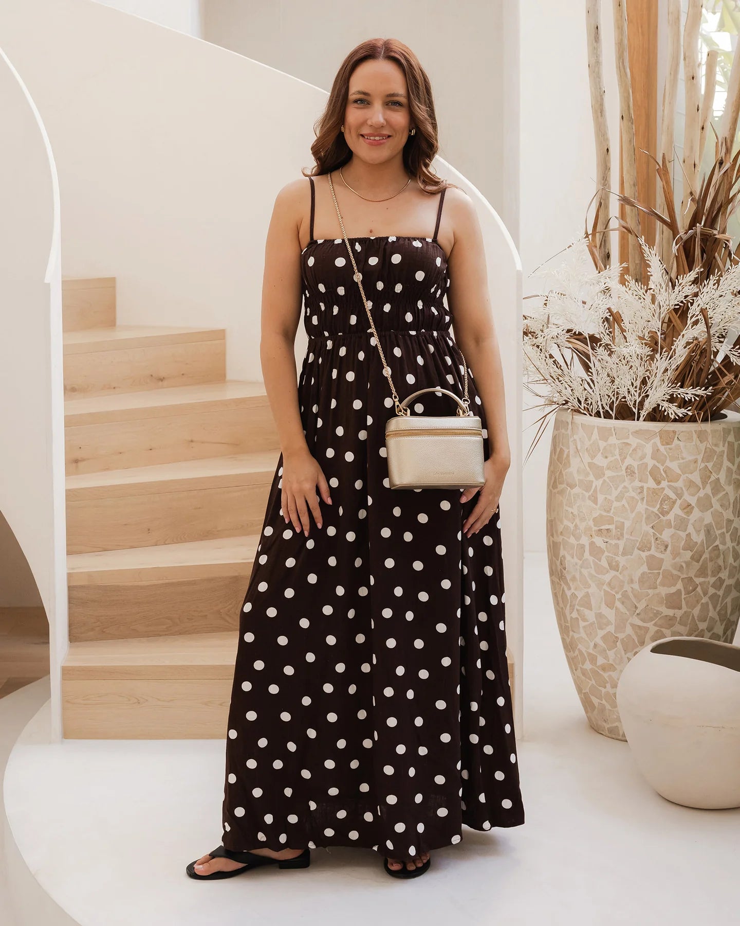 LOUENHIDE PALMA CROSSBODY BAG - CHAMPAGNE