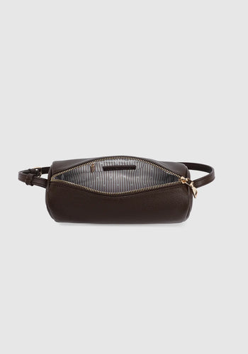 LOUENHIDE SERENA HANDBAG - CHOCOLATE
