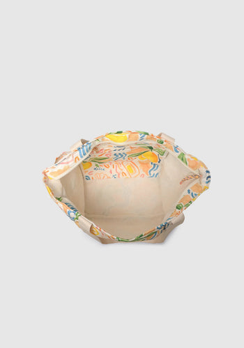 LOUENHIDE CHARLOTTE CANVAS TOTE BAG - LEMON PRINT
