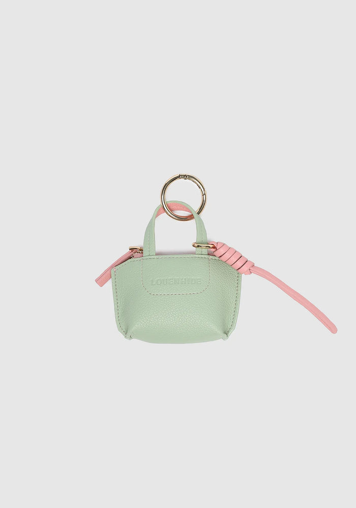 LOUENHIDE GINA BAG CHARM - SAGE GREEN
