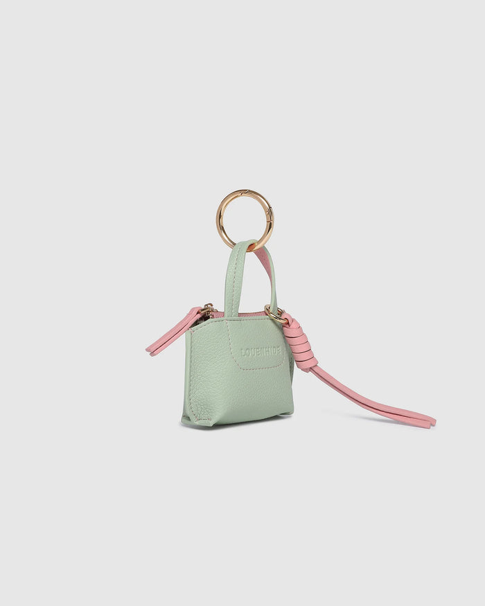 Load image into Gallery viewer, LOUENHIDE GINA BAG CHARM - SAGE GREEN