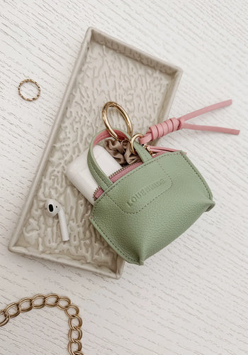 LOUENHIDE GINA BAG CHARM - SAGE GREEN