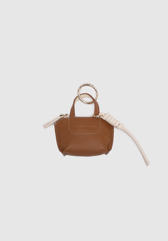 LOUENHIDE GINA BAG CHARM - TAN