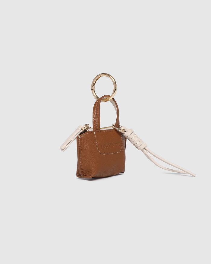 Load image into Gallery viewer, LOUENHIDE GINA BAG CHARM - TAN