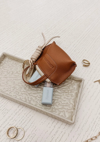 LOUENHIDE GINA BAG CHARM - TAN