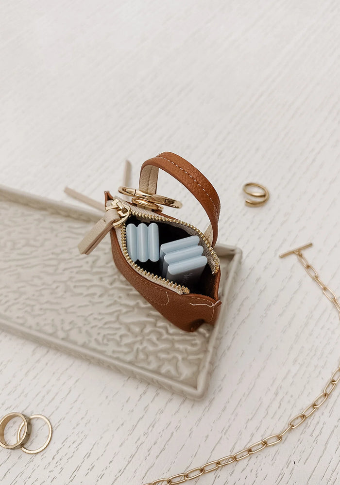 LOUENHIDE GINA BAG CHARM - TAN