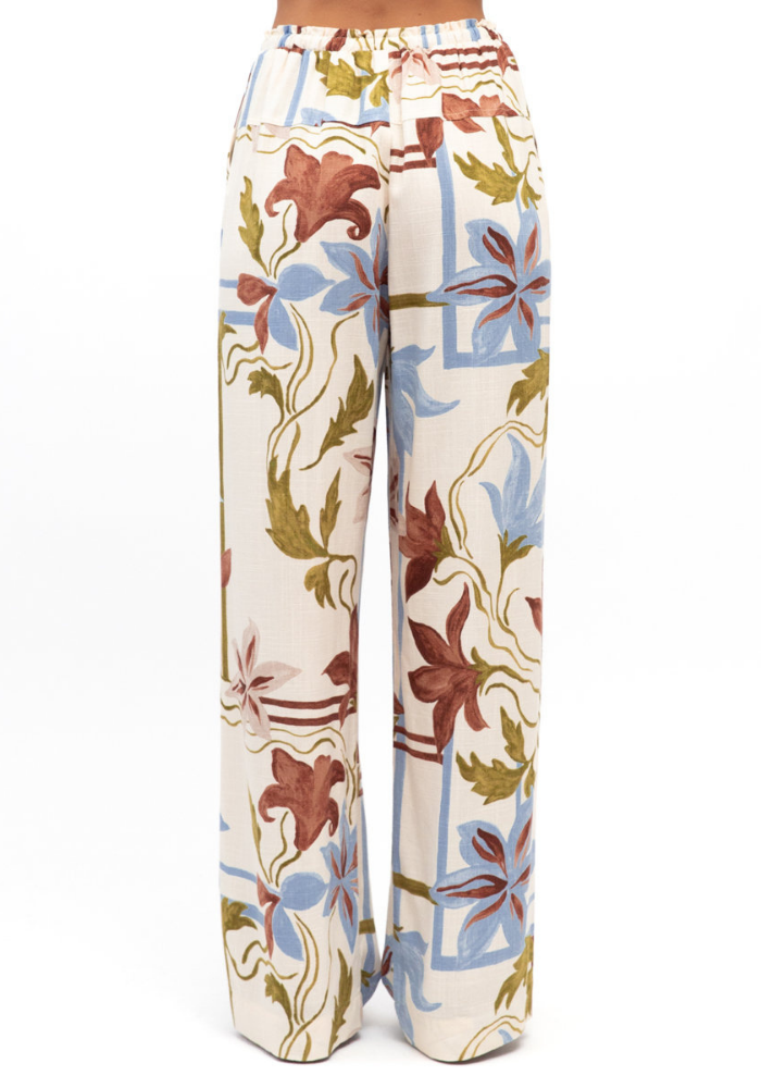 SADIE RELAXED PANTS - FLORAL PRINT