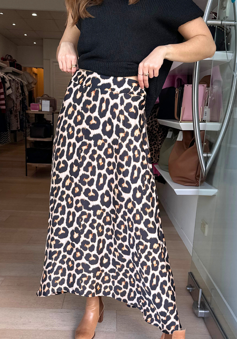 RUBYYAYA LONDOLOZI SKIRT - LEOPARD