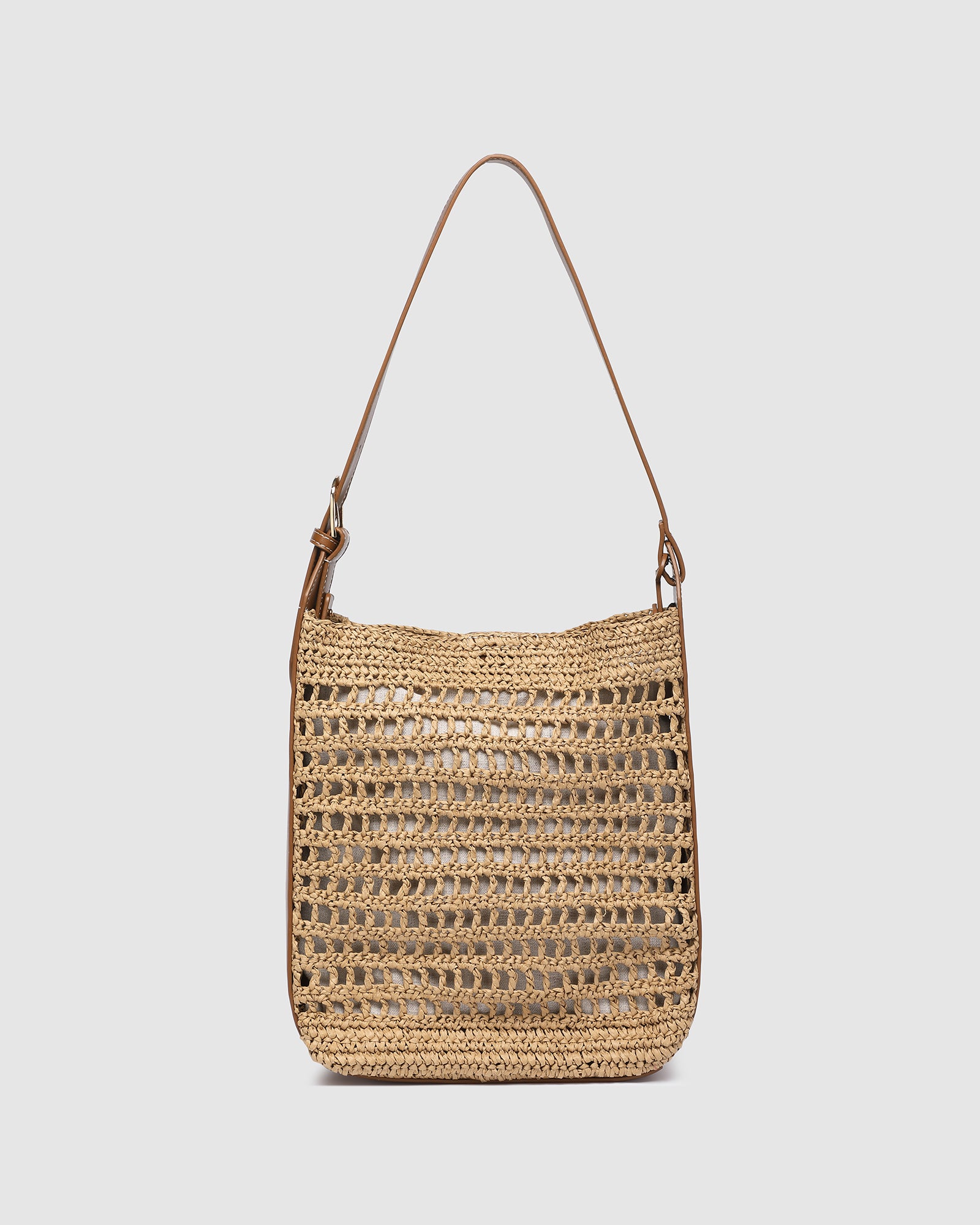 LOUENHIDE LOUISA SHOULDER BAG - NATURAL TAN
