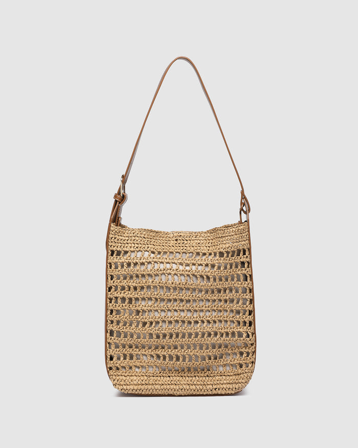 Load image into Gallery viewer, LOUENHIDE LOUISA SHOULDER BAG - NATURAL TAN