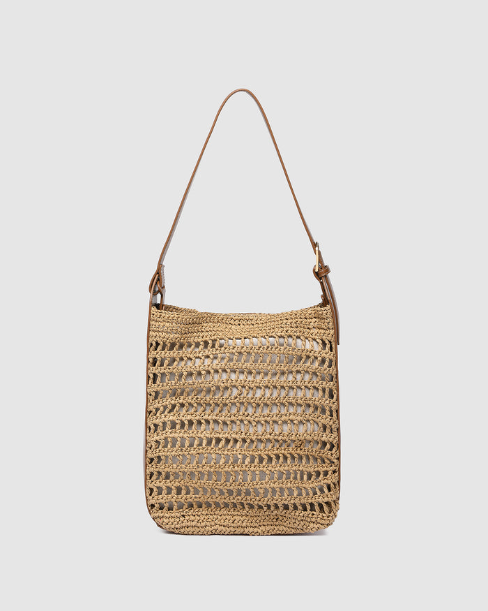 Load image into Gallery viewer, LOUENHIDE LOUISA SHOULDER BAG - NATURAL TAN