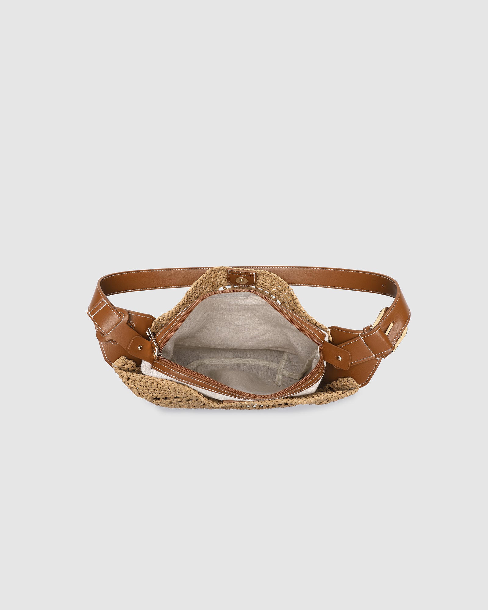 LOUENHIDE LOUISA SHOULDER BAG - NATURAL TAN