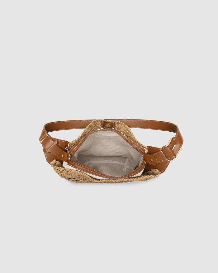 Load image into Gallery viewer, LOUENHIDE LOUISA SHOULDER BAG - NATURAL TAN